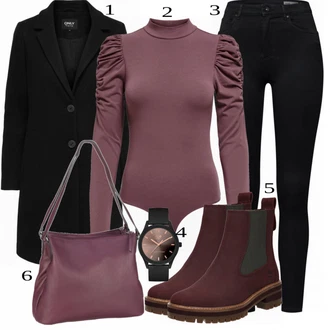 outfit mit Modra Škorenj Timberland "1"