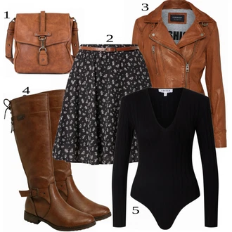 Jesenske Outfiti mit Črna Krilo About You "1"