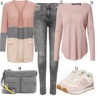 Outfit sa Siva Tenisica New Balance "Tvoj otmjeni outfit"