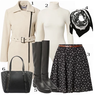 outfit mit Črna Škorenj Tommy Hilfiger "1"