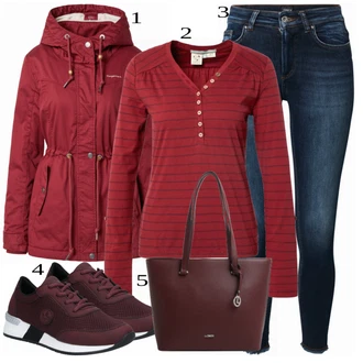 Velké Outfit s Černá Teniska Rieker "Ulice Styl Outfit"