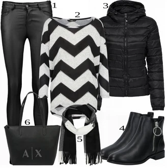 Outfit sa Crna Traper Jakna Only "Tvoj otmjeni outfit"