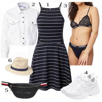 Outfit sa Bijela Traper Jakna nu-in "Tvoj otmjeni outfit"