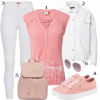 Outfit sa Bijela Traper Jakna Trendyol "Tvoj otmjeni outfit"