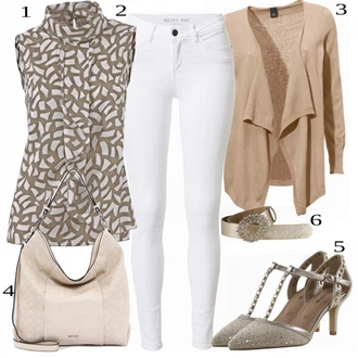 outfit mit Bela/Siva Kavbojke Noisy may "Tvoj cool outfit"