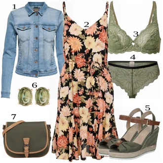 Outfiti Za Zabave mit Modra/Turkizna Denim Jakna Only "Tvoj cool outfit"