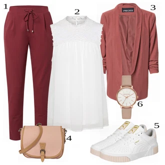 outfit mit Bela/Siva Srajca Only "Tvoj cool outfit"