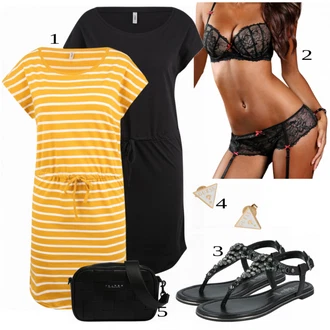 outfit mit Črna/Siva Torba za čez ramo Replay "Tvoj cool outfit"