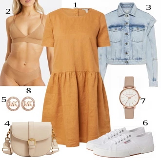 Outfit sa Bijela/Siva Traper Jakna Only "Tvoj otmjeni outfit"