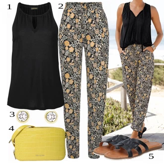 outfit mit Rumena Torba za čez ramo Ted Baker "Tvoj cool outfit"