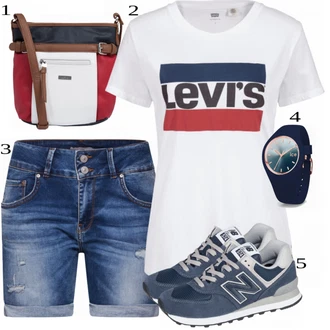 Zapínání na knoflíky Outfit s Růžová/Hnědá/Vícebarevný/Zelená Košile Bermuda/Pytlovitý Šortky/Džínový Šortky LTB "1"