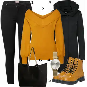Outfit s Černá Přechodový Kabát/Softshellový Kabát/Kabát s Kapucí/Lodenový kabát/Scuba Kabát Only "Přesně pro zimu"