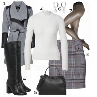 Zimske Outfiti mit Siva Krilo About You "Zimska outfit"