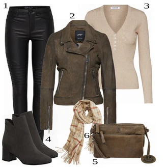 outfit mit Črna Škorenj Tamaris "Zimska outfit"