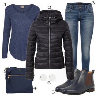 Zimske Outfiti mit Modra Torba za čez ramo Polo Ralph Lauren "Popolno za zimo"