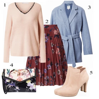 outfit mit Modra Dodatek Ted Baker "Popolno za zimo"