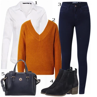 Zimske Outfiti mit Bela Bluza & Tunika VERO MODA "Popolno za zimo"