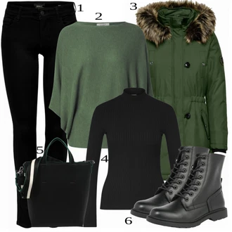 outfit mit Bela Dežna Jakna Only "1"