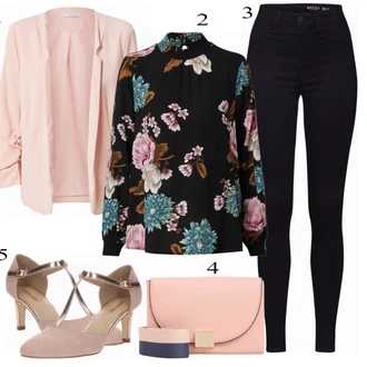 S podšívkou Outfit s Černá/Tmavě modrá Motorkářské Džíny/High Waist Džínové Kalhoty/Push up Džín/Kožená bunda/Kožené Boty/Termální Džíny/Zimní bunda Noisy may "Perfektní pro práci"