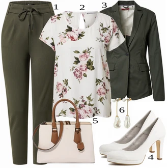 Outfity pro práci s Tmavě zelená/Zelená/Khaki Ležérní Kalhoty/Dlouhá Kalhoty/Navlékací Kalhoty/Tréninková Kalhoty/Teplák/Sportovní kalhoty/Úzká Kalhoty/Žerzejová Kalhoty/Jogger Kalhoty Only "Elegantní vzhled"