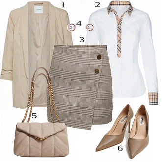 Jesenske Outfiti mit Siva Krilo Only "1"