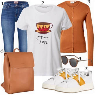 S páskem Dlouhé Outfit s Modrá/Bílá Kožená bunda/High Waist Džínové Kalhoty/Džíny s Rozparkem/Kožené Boty/Slim Fit Džíny/Push up Džín/Džín s Nízkým Pasem/Džíny s Nízkým Sedem Only "Přesně pro volný čas"