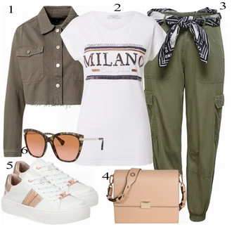 Outfit s Hnědá Nezařazené RALPH LAUREN "Přesně pro volný čas"