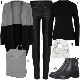 Outfit s Modrá Kozačka Tamaris "Přesně pro volný čas"