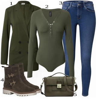 Outfit sa Plava Veći Broj Tom Tailor Denim "Idealan za slobodno vrijeme"