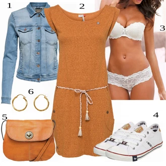 outfit mit Modra/Turkizna Denim Jakna Only "Tvoj modni izgled"