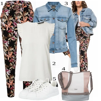 outfit mit Modra/Turkizna Denim Jakna Only "Tvoj cool outfit"