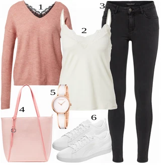 outfit mit Bela/Siva Srajca "Tvoj cool outfit"