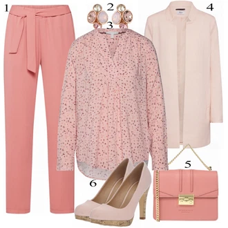 Outfit s Bota Na Podpatku About You "Pinky"