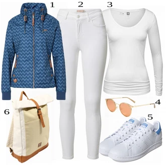 Skinny Outfit s Bílá Dlouhé Kardigany/Dlouhá tylová sukně/Kožená bunda/Dlouhý Zimní Kabát Pieces "Praktický Vzhled"