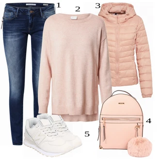 Outfit sa Siva Tenisica New Balance "Praktičan Izgled"