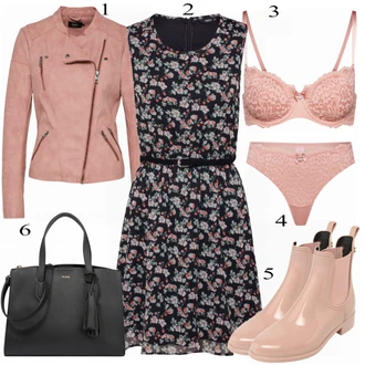 Výstřih na ramena Outfit s Černá/Hnědá Šaty Fit & Flare/Šaty Do Áčka/Mini Šaty/Skater šaty/Zavinovací Šaty/Šaty S Potiskem/Letní Šaty/Šaty s Kapsou/Šaty Niki/Šaty Bez Rukávů/Šaty na Podzim Only "Praktický Vzhled"