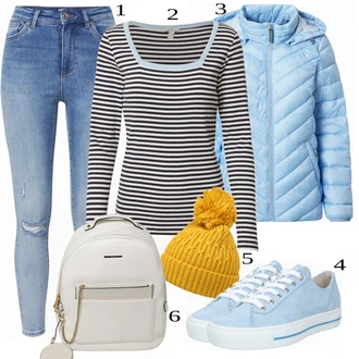 Outfit s Bílá Teniska Paul Green "Praktický Vzhled"