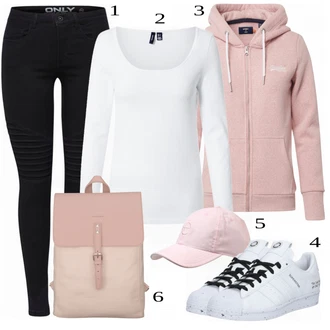 Outfit s ?erná Kalhoty/Midi Kabát/Vest Dlouhý svetr Only "Praktický Vzhled"