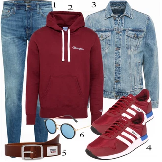 outfit mit Čevlj Superga Adidas Originals "Praktičen videz"