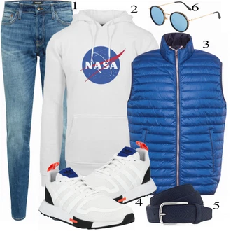 outfit mit Siva Plašč Mister Tee "Priložnostna oblačila"