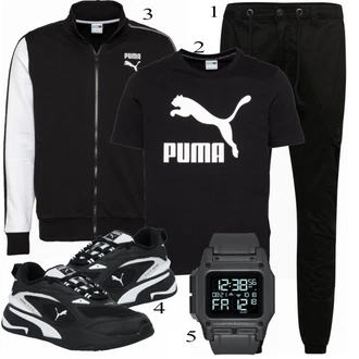outfit mit Modra Superga Puma "Priložnostna oblačila"
