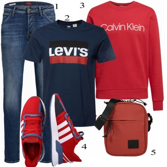 outfit mit Čevlj Superga Adidas Originals "Priložnostna oblačila"