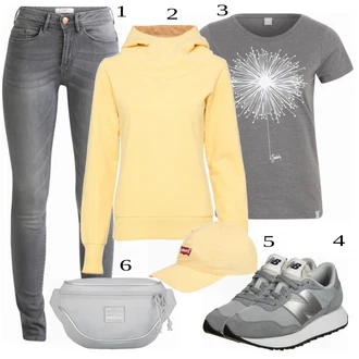 Outfit s Šedá/Tmavě šedá/Světle šedá Kožená bunda/Kotníková Bota/Džín s Nízkým Pasem/Zkrácené Džíny/Push up Džín/Džíny s Rozparkem/Džíny s Nízkým Sedem/Kožené Boty/Slim Fit Džíny/Džíny Regular Fit/Zimní bunda Ichi "Praktický vzhled"