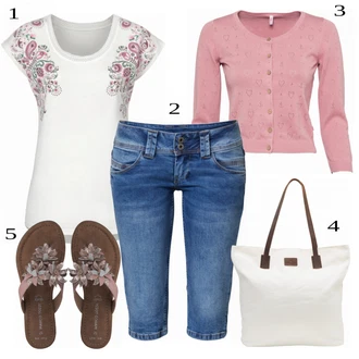 Outfit s Modrá Košile Pepe Jeans "Praktický vzhled"