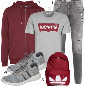 outfit mit Kavbojke Replay "Priložnostna oblačila"