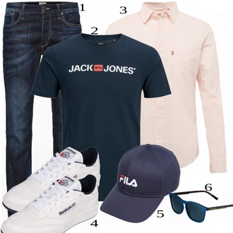 outfit mit Siva Superga Reebok Classic "Priložnostna oblačila"