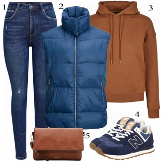 Outfit sa Crna Tenisica New Balance "Tvoj otmjeni outfit"