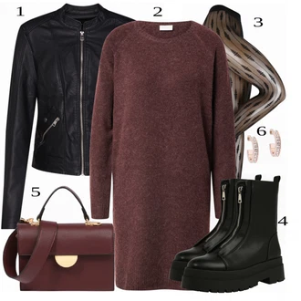 Outfit sa Crna Traper Jakna VERO MODA "Tvoj otmjeni outfit"