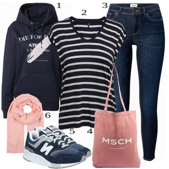 Outfit sa Plava Tenisica New Balance "Praktičan izgled za slobodno vrijeme"
