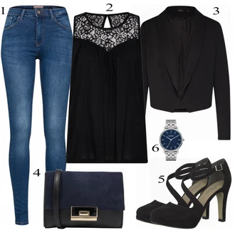 Outfity z džínu s Bota Na Podpatku "Krásný"